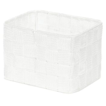 Compactor Úložný organizér do zásuvky Compactor TEX 19 x 14 x 13 cm, biela