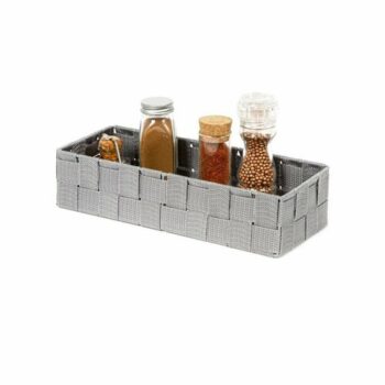 Compactor Úložný organizér do zásuvky Compactor TEX - košík L, 30 x 12 x 7 cm, sivý, L