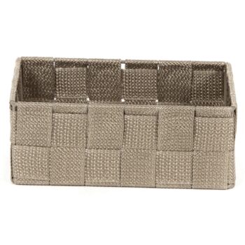 Compactor Úložný organizér do zásuvky Compactor TEX - košík M, 18 x 12 x 7 cm, Taupe (sivo-béžový), M