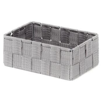 Compactor Úložný organizér do zásuvky Compactor TEX - košík M, 18 x 12 x 7 cm, sivý, M