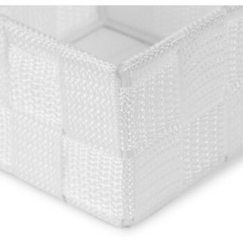 Compactor Úložný organizér do zásuvky Compactor TEX - košík S, 12 x 12 x 7 cm, biely, S