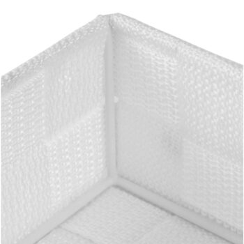 Compactor Úložný organizér do zásuvky Compactor TEX - košík S, 12 x 12 x 7 cm, biely, S