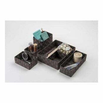 Compactor Úložný organizér do zásuvky L TEX, 30 x 12 x 7 cm, hnedá, L