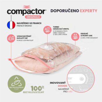 Compactor Vákuové úložné vrece Bag Aspispace XL 80 x 130 cm, XL