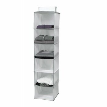 Compactor Závesný organizér do skrine NEOTEX, 30 x 30 x 128 cm, L