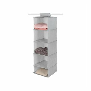 Compactor Závesný organizér na topánky a bielizeň Boston, 30 x 30 x 105 cm