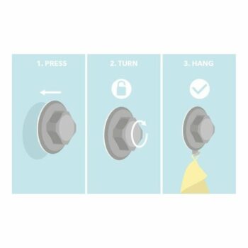 Compactory Polička do kúpeľne bez vŕtania Compactor - Bestlock systém, nosnosť až 12 kg