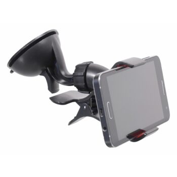 Compass Držiak telefónu / GPS na prísavku Clips, čierna
