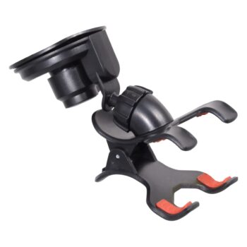 Compass Držiak telefónu / GPS na prísavku Double Clips, čierna