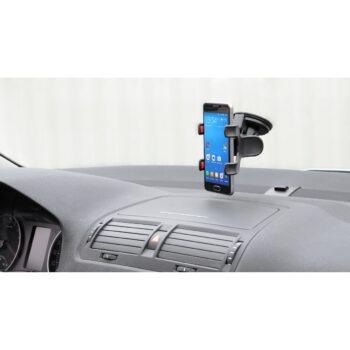 Compass Držiak telefónu / GPS na prísavku Double Clips, čierna