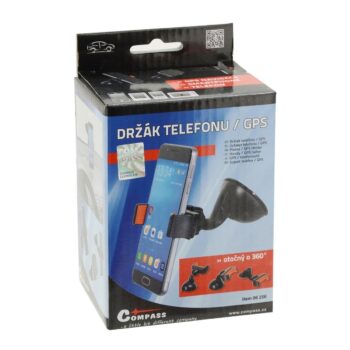 Compass Držiak telefónu / GPS na prísavku Side, čierna