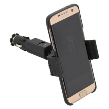 Compass Držiak telefónu do zásuvky Socket, čierna
