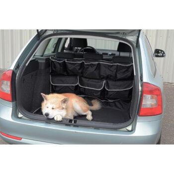 Compass Ochranná deka do kufra s vreckami, čierna