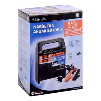 Compass Prenosná nabíjačka akumulátorov 8 Amp, 6 / 12 V