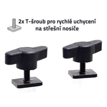 Compass Uzamykateľný strešný nosič bicykla ALU - FIX TÜV, 132 cm