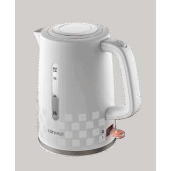 Concept RK2340 rýchlovarná kanvica s 3D potlačou, biela