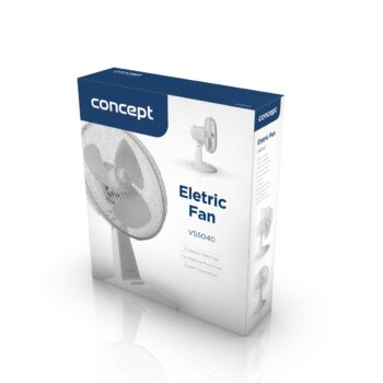 Concept VS5040 stolný ventilátor, biela