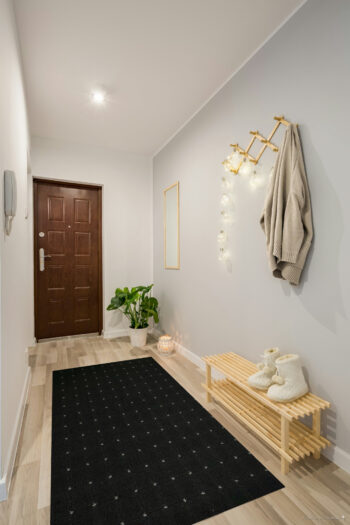 Condor Carpets, Behúň na mieru Udinese antracit, šíre 70 cm, čierna, chodba / predsieň