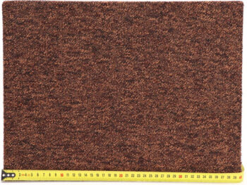 Condor Carpets, Koberec metráž Extreme 293, na mieru, šíře 4m, hnedá, ab (mriežka), chodba / predsieň