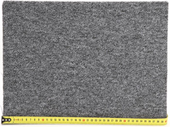 Condor Carpets, Koberec metráž Extreme 73, na mieru, šíře 4m, šedá, ab (mriežka), chodba / predsieň