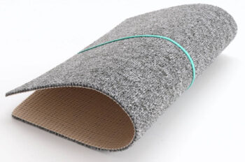 Condor Carpets, Koberec metráž Extreme 73, na mieru, šíře 4m, šedá, ab (mriežka), chodba / predsieň