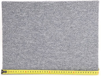 Condor Carpets, Koberec metráž Extreme 74, na mieru, šíře 4m, šedá, ab (mriežka), chodba / predsieň
