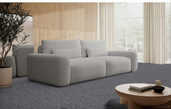 Condor Carpets, Koberec metráž Extreme 76, na mieru, šíře 4m, šedá, ab (mriežka), chodba / predsieň