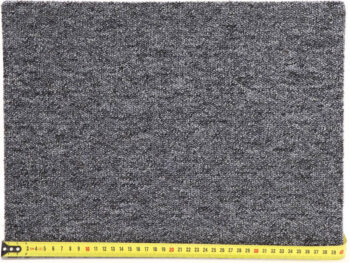 Condor Carpets, Koberec metráž Extreme 76, na mieru, šíře 4m, šedá, ab (mriežka), chodba / predsieň