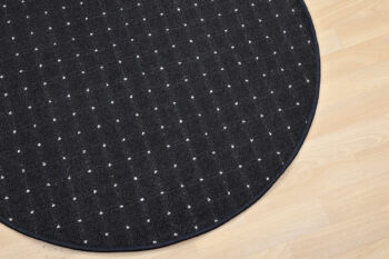 Condor Carpets, Kusový koberec Udinese antracit guľatý, 80x80 (priemer) kruh, šedá, chodba / predsieň