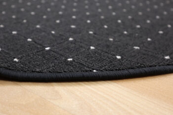 Condor Carpets, Kusový koberec Udinese antracit guľatý, 80x80 (priemer) kruh, šedá, chodba / predsieň