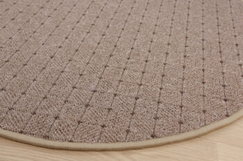Condor Carpets, Kusový koberec Udinese béžový new kruh, 57x57 (priemer) kruh, béžová, chodba / predsieň