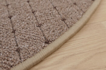 Condor Carpets, Kusový koberec Udinese béžový new kruh, 67x67 (priemer) kruh, béžová, chodba / predsieň