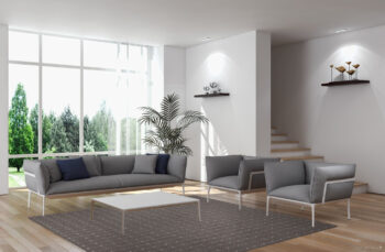 Condor Carpets, Kusový koberec Udinese hnedý štvorec, 250x250, hnedá, chodba / predsieň