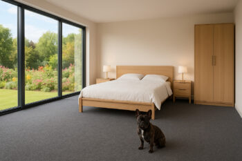 Condor Carpets, Záťažový koberec Rambo-Bet 78, na mieru, šíře 4m, šedá, filc, kuchyňa