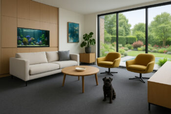 Condor Carpets, Záťažový koberec Rambo-Bet 78, na mieru, šíře 4m, šedá, filc, kuchyňa