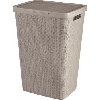 Curver Kôš na špinavú bielizeň Jute 58 l, taupe