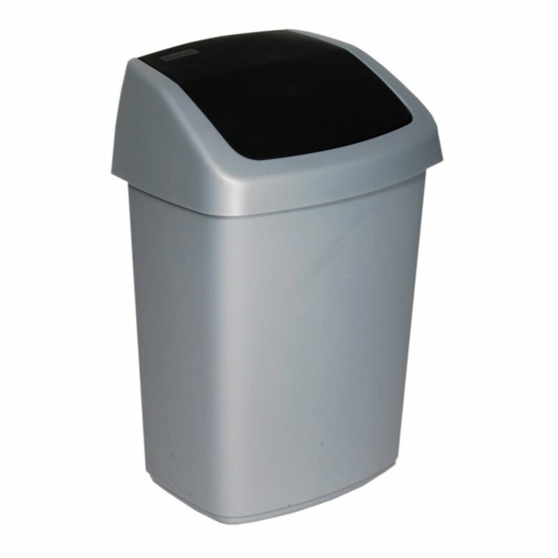 Curver Odpadkový kôš Swing 25 l, sivá, 25 l Curver Odpadkový kôš Swing 25 l, sivá, 25 l