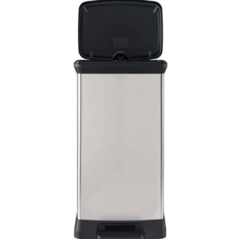 Curver Pedálový odpadkový kôš Silver, 50 l
