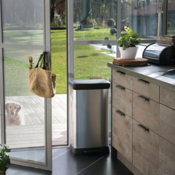 Curver Pedálový odpadkový kôš Silver, 50 l