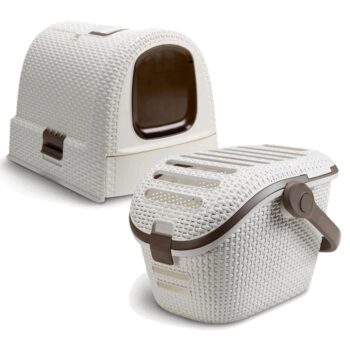 Curver RATTAN Prepravný box pre zvieracích miláčikov