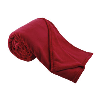 DALAT TYP 1: Plyšová deka Dalat Typ 1 120x150 cm - červená; materiál: polyester; rozmery (DxŠ): 150x120 cm.