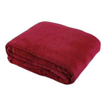 DALAT TYP 1: Plyšová deka Dalat Typ 1 120x150 cm - červená; materiál: polyester; rozmery (DxŠ): 150x120 cm.