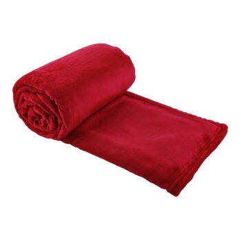 DALAT TYP 2: Plyšová deka Dalat Typ 2 180x220 cm - červená; materiál: polyester; rozmery (DxŠ): 220x180 cm.