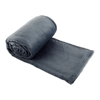 DALAT TYP 2: Plyšová deka Dalat Typ 2 180x220 cm - tmavosivá; materiál: polyester; rozmery (DxŠ): 220x180 cm.