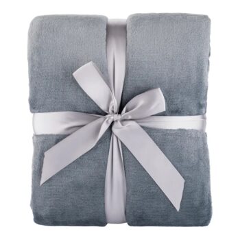 DALAT TYP 2: Plyšová deka Dalat Typ 2 180x220 cm - tmavosivá; materiál: polyester; rozmery (DxŠ): 220x180 cm.