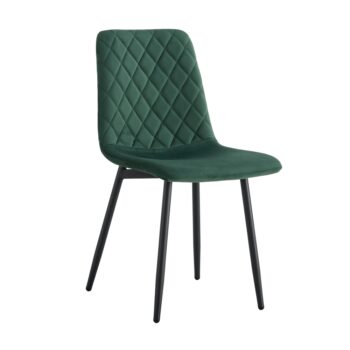 Jedálenská stolička Damia Typ 2 v elegantnej smaragdovej farbe (Velvet) s čiernymi detailmi je ideálnym doplnkom pre moderné interiéry. Táto stolička, vyrobená pod značkou KONDELA, kombinuje štýlový dizajn s praktickosťou a pohodlím. Jej primárny materiál je kvalitná látka,…