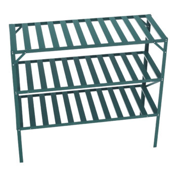 Hliníkový regál do skleníka Darzin Typ 3 v zelenej farbe je ideálnym riešením pre každého, kto hľadá praktický a esteticky príjemný úložný priestor. Tento moderný regál od značky KONDELA je navrhnutý tak, aby spĺňal potreby nielen záhradkárov, ale aj tých, ktorí potrebujú efektívne usporiadať…