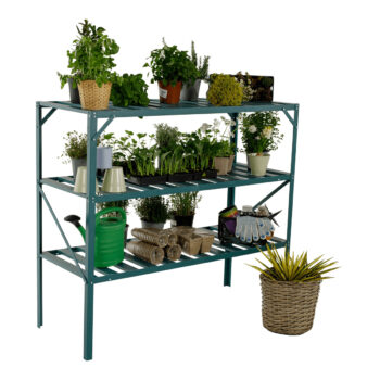 Hliníkový regál do skleníka Darzin Typ 3 v zelenej farbe je ideálnym riešením pre každého, kto hľadá praktický a esteticky príjemný úložný priestor. Tento moderný regál od značky KONDELA je navrhnutý tak, aby spĺňal potreby nielen záhradkárov, ale aj tých, ktorí potrebujú efektívne usporiadať…