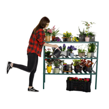 Hliníkový regál do skleníka Darzin Typ 3 v zelenej farbe je ideálnym riešením pre každého, kto hľadá praktický a esteticky príjemný úložný priestor. Tento moderný regál od značky KONDELA je navrhnutý tak, aby spĺňal potreby nielen záhradkárov, ale aj tých, ktorí potrebujú efektívne usporiadať…