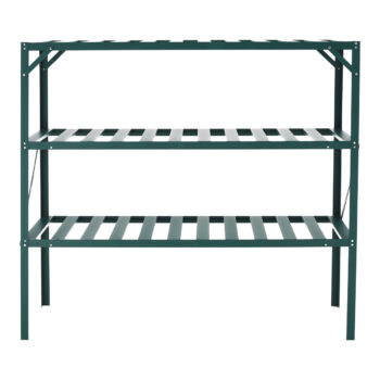 Hliníkový regál do skleníka Darzin Typ 3 v zelenej farbe je ideálnym riešením pre každého, kto hľadá praktický a esteticky príjemný úložný priestor. Tento moderný regál od značky KONDELA je navrhnutý tak, aby spĺňal potreby nielen záhradkárov, ale aj tých, ktorí potrebujú efektívne usporiadať…